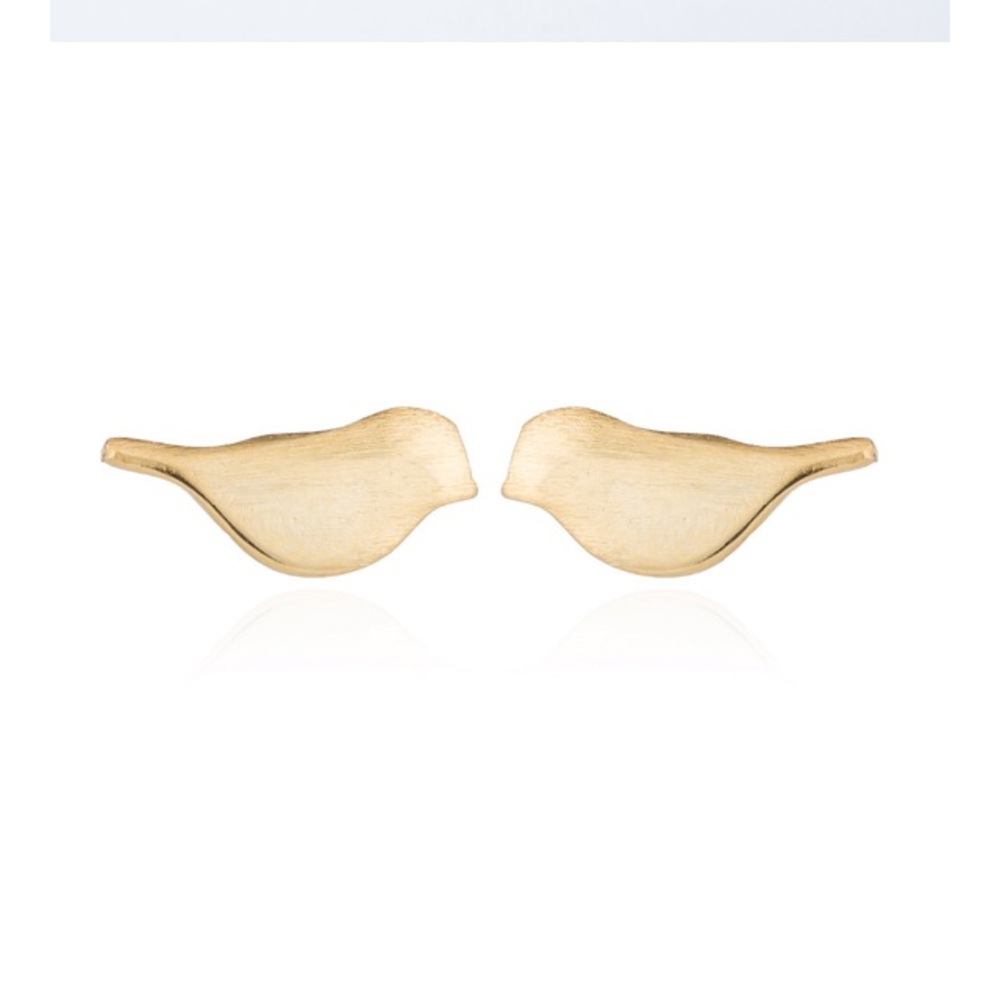 NEW!๐๐ADORABLE!๐LITTLE๐GOLDEN BIRD๐STUDS!๐๐ - Picture 6 of 8